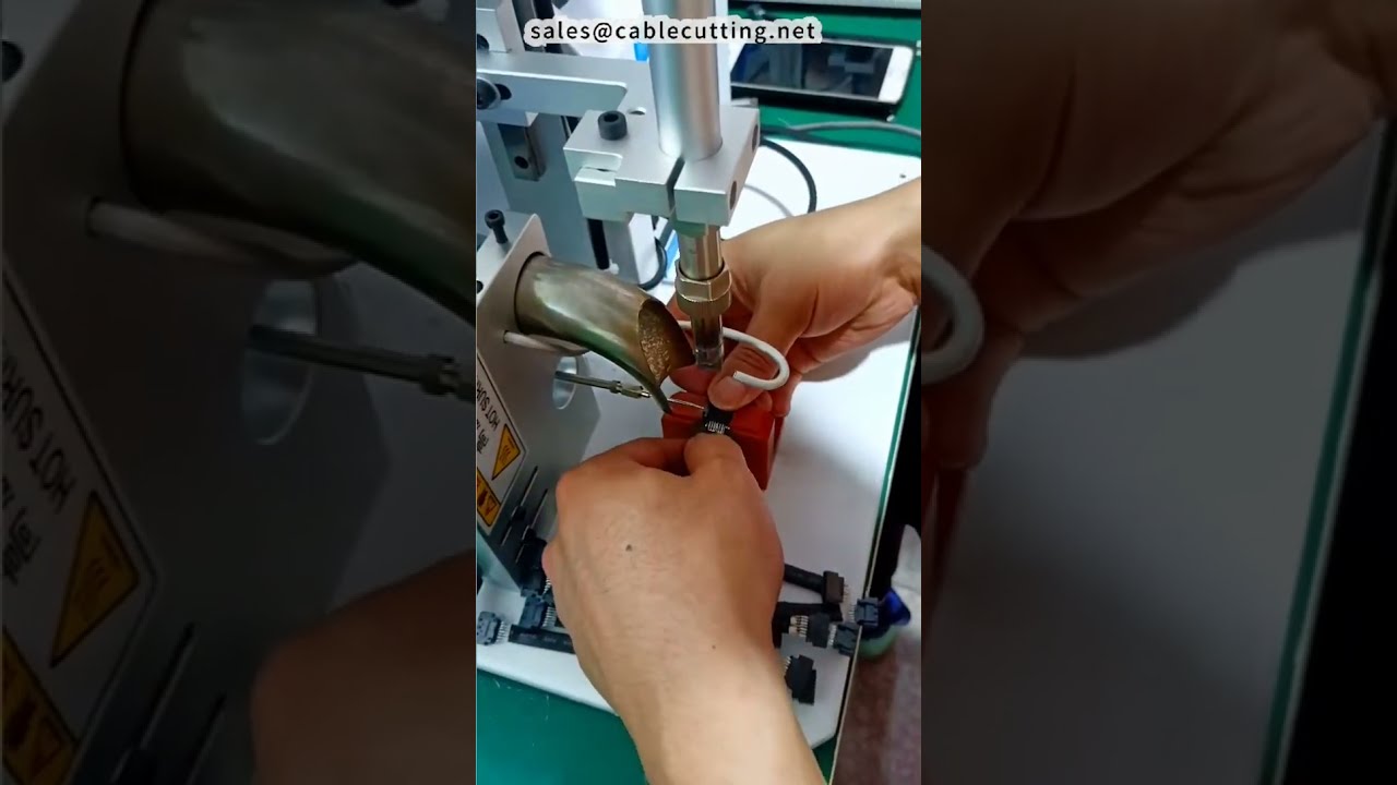 8P SATA 排線焊接機｜低缺陷率、完美焊點 #工廠 #機器 #DIY