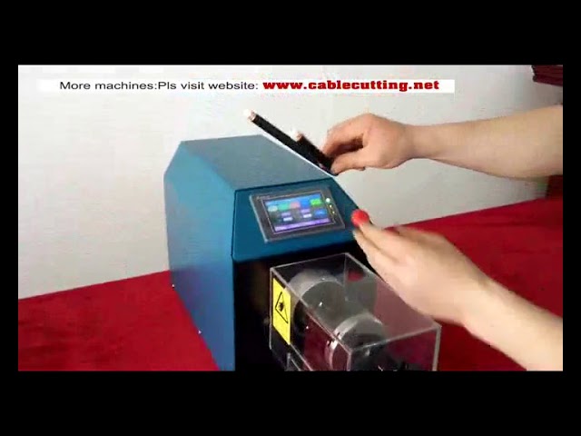 可程式同軸電纜剝線機｜自動化線材加工設備
