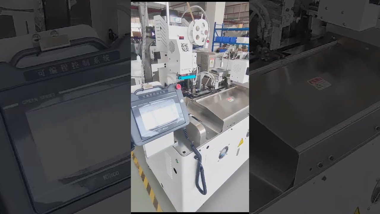 PTC電極片線束製造：自動化搪錫、穿管、壓接一體機 #機器