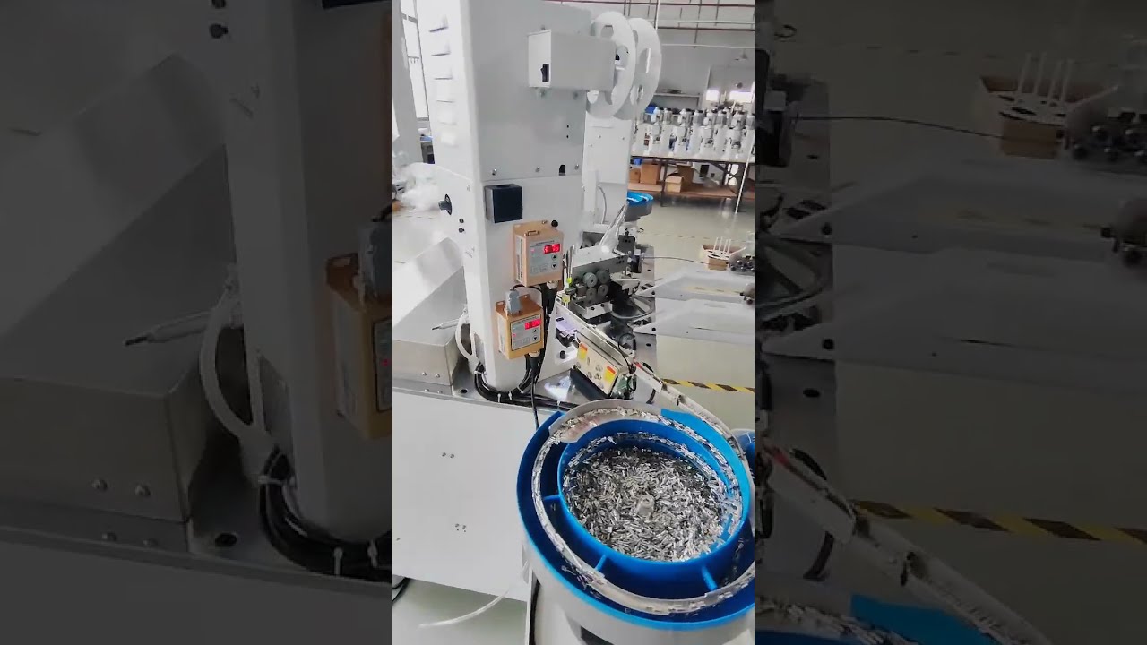 高溫壓接線束機｜家用電器內部電源線自動化生產設備