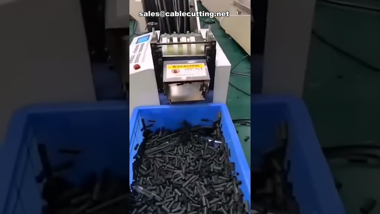 PVC塑膠軟質熱縮管自動裁切機 | 高效能管材切割設備