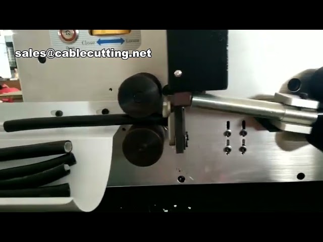 自動大型方型裁線剝皮機｜50平方電腦厚線裁切剝線機