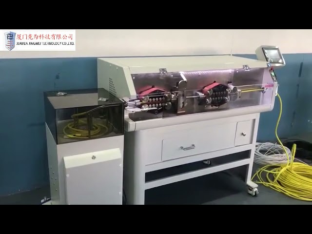 粗線剝線機｜電源線、屏蔽線、警報線專用｜高效自動化剝線裁切設備
