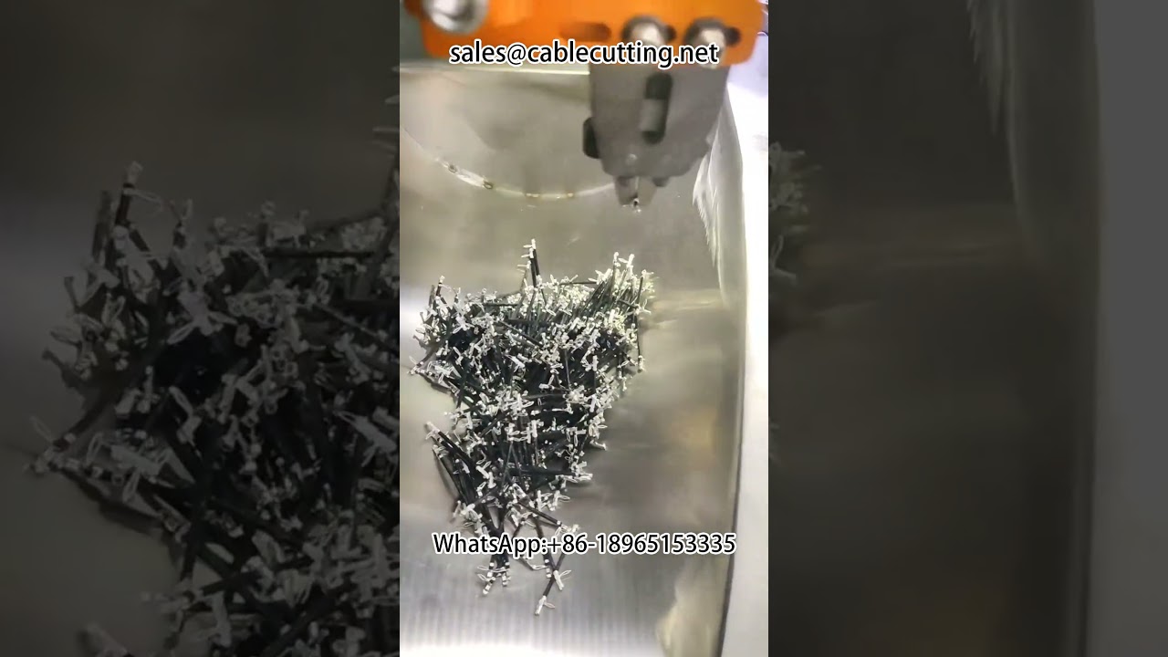 全自動雙頭端子壓接機｜超短線28mm高效自動化設備 #線束製程