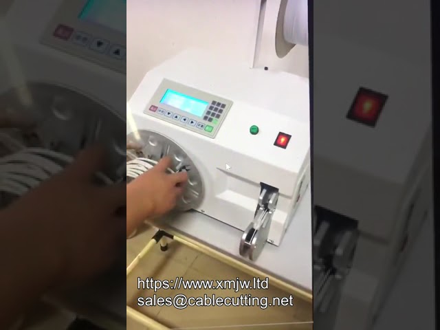 WPM 90 半自動雙線捆紮機｜高效電纜繞線與捲線設備