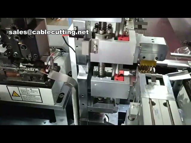 全自動雙頭端子壓著機｜高效能電線壓接設備，提升工廠自動化產能
