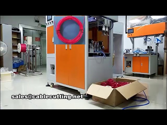 全自動裁線繞線綁線一體機｜高效線纜加工設備