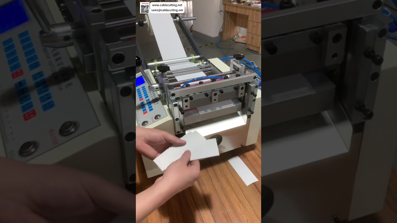 全半斷多刀設定｜貼紙泡棉矽膠捲料加工機組