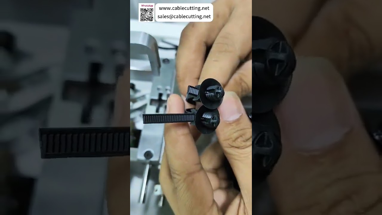 特殊形狀束線帶捆紮機，可調張力與尾部長度控制