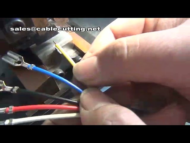 全自動電線剝線裁切壓接一體機｜端子機｜高效線束加工設備