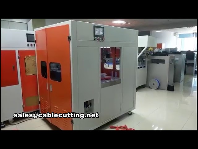 全自動電纜裁切剝線纏繞捆紮一體機，提升產線效率