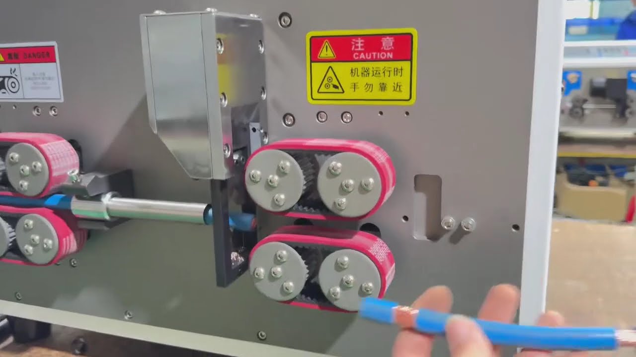 大型方形電腦剝線機｜高效剝線與裁切一體機