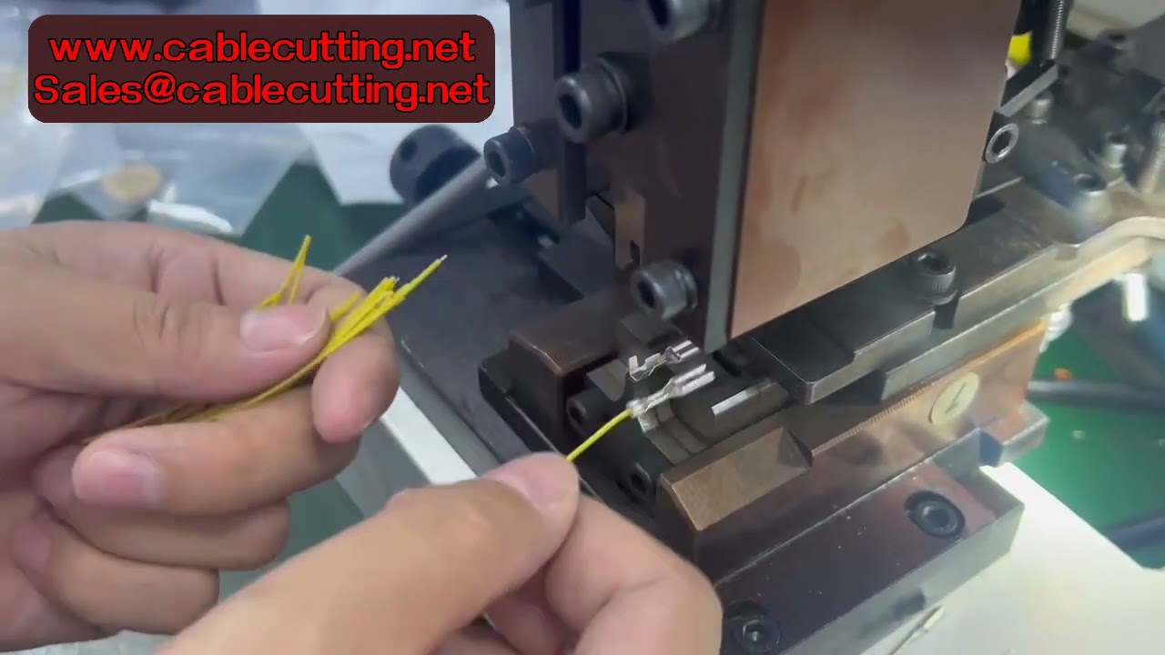 2T自動靜音端子壓接機｜高效電線加工設備｜JST連接器專用
