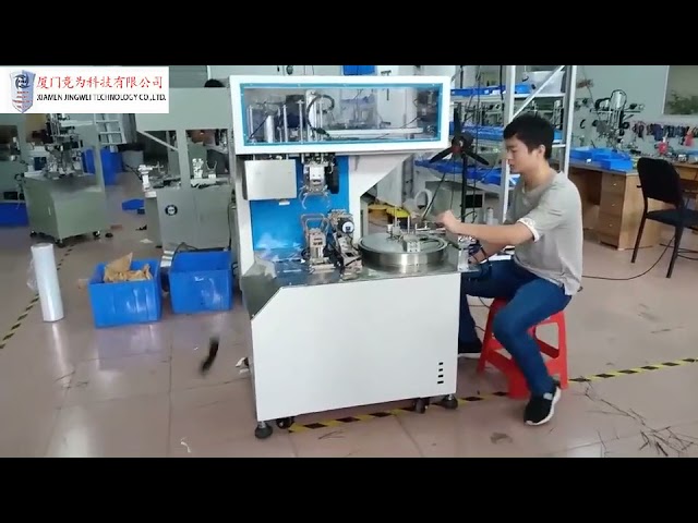 電動機線圈綑綁機｜電纜線圈自動綑綁設備｜高效工業用線圈綑綁機