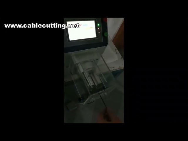 同軸電纜剝線機｜自動剝線設備操作示範｜高效剝線教學